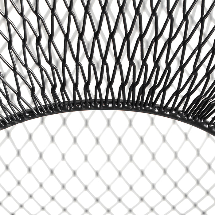 QAZQA Hanglamp molly - Zwart - Industrieel - D 400mm