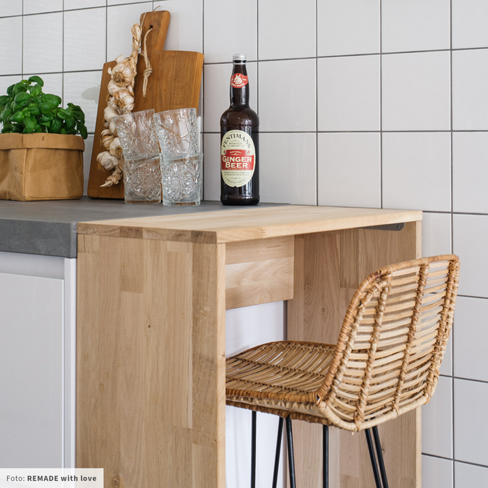 HKliving Rotan Barkruk