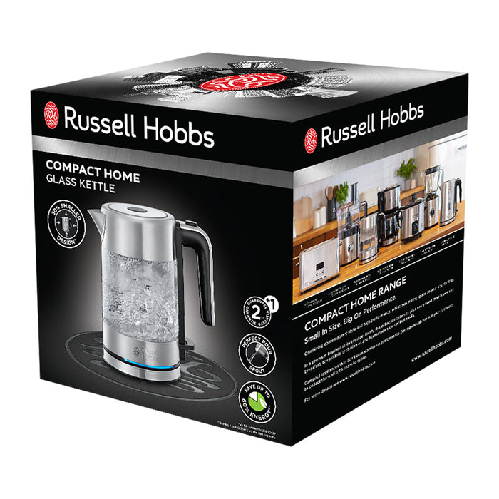 Russell Hobbs Compact Home Glass Waterkoker - 0,8 L