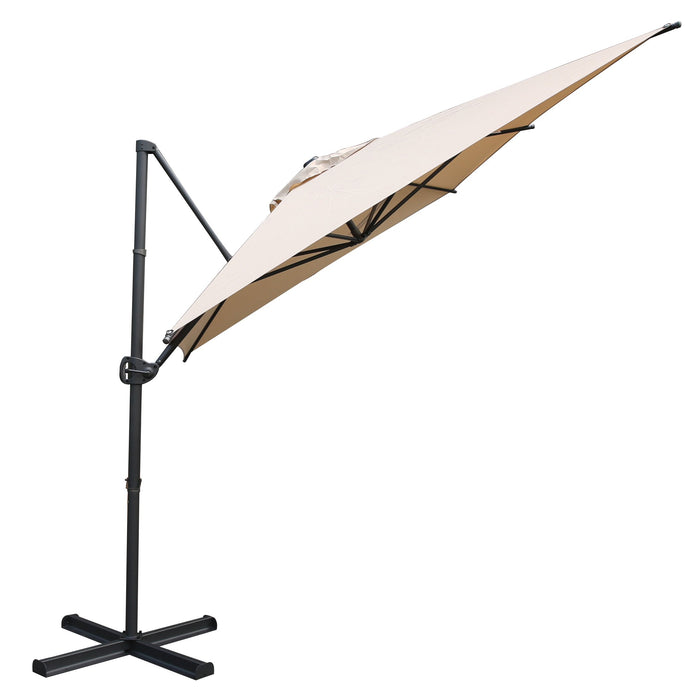 SORARA Roma Basic Zweefparasol 270 x 210 cm Zand