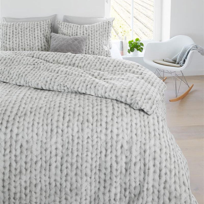 Ambiante Dekbedovertrek Erin Flanel Naturel-140x200|220