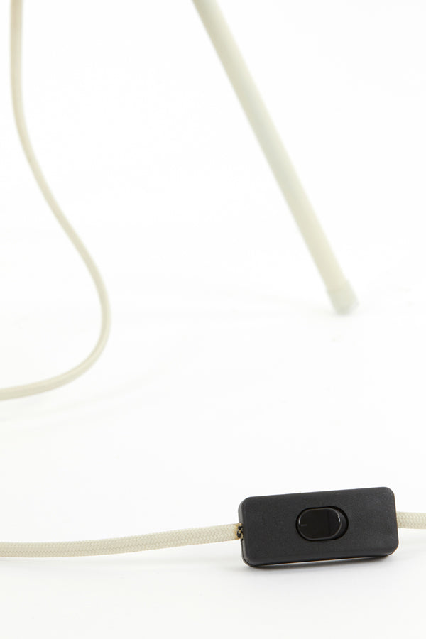 Light & Living Plumeria Tafellamp - H 45 x Ø 25 cm - Zand