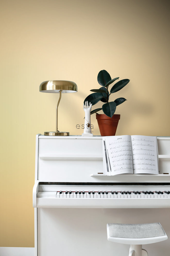 ESTAhome behang effen glanzend goud - 0,53 x 10,05 m - 139110