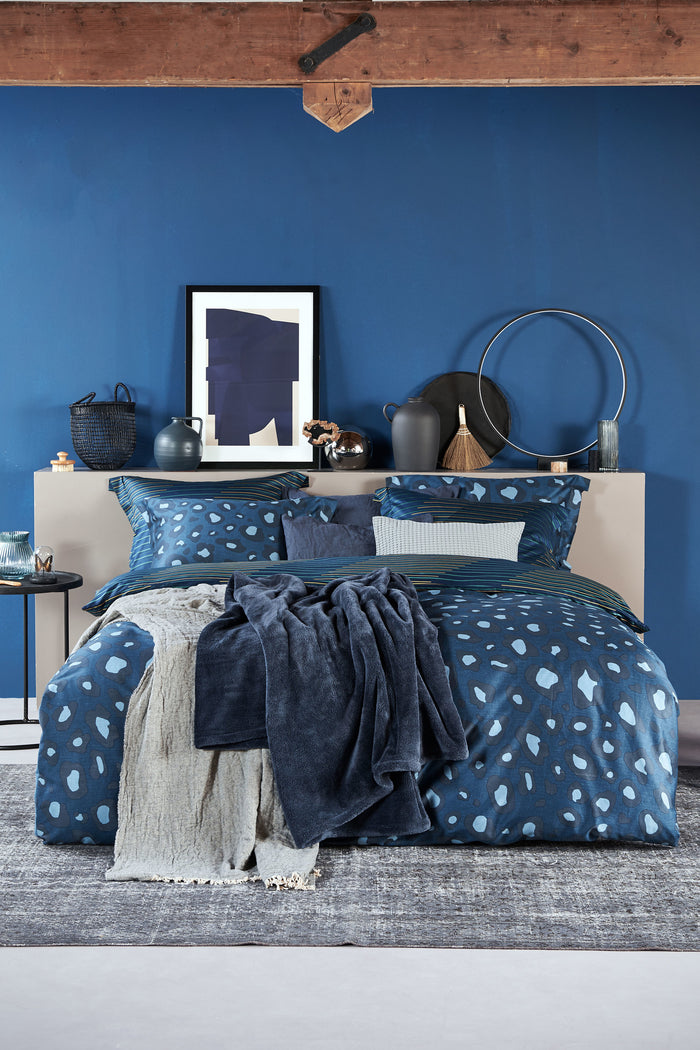 Vandyck Dekbedovertrek SOURCE Vintage blue 240x220 cm (satijnkatoen)