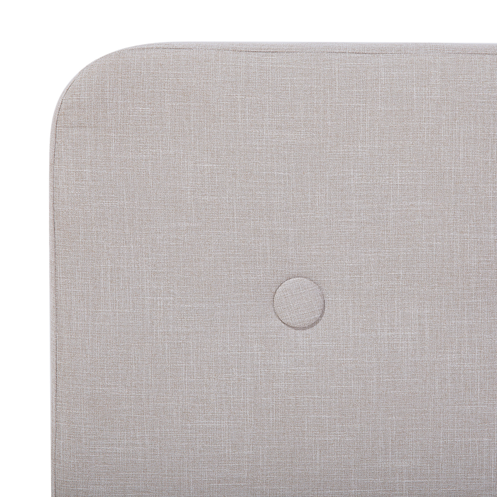 Beliani - RENNES - Kinderbed - Lichtbeige - 90 x 200 cm - Polyester