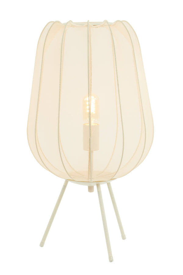 Light & Living Plumeria Tafellamp - H 60 x Ø 34 cm - Zand