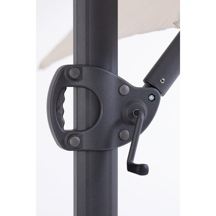 SORARA Roma Classic Zweefparasol 300 x 300 cm Zand