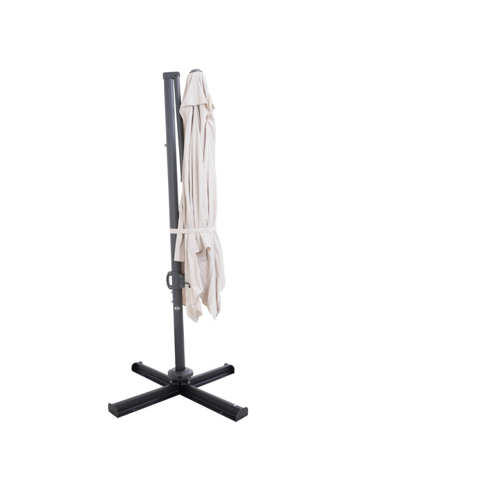 SORARA Roma Classic Zweefparasol 300 x 300 cm Zand