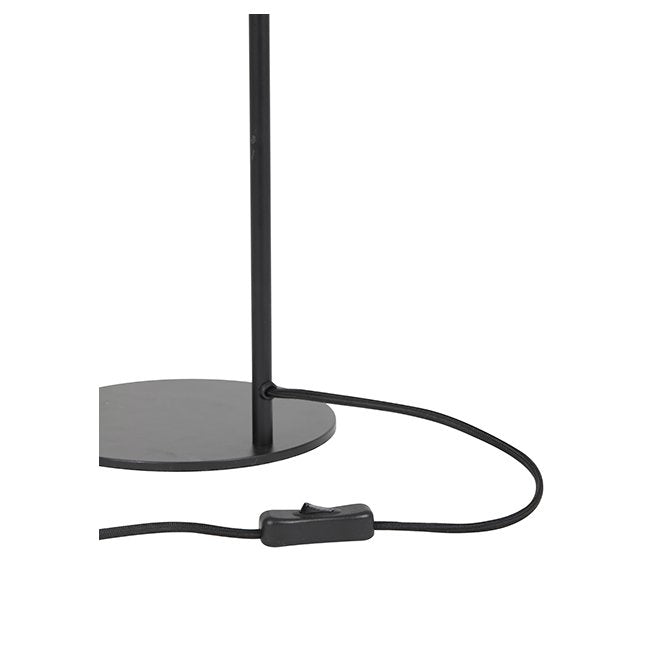 Light & Living Tafellamp Lekar - Antiek Brons|Smoke Glas - Ø18x57,5 cm