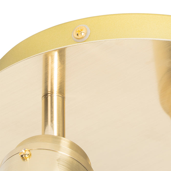 QAZQA Moderne badkamer spot messing 2-lichts IP44 - Ducha