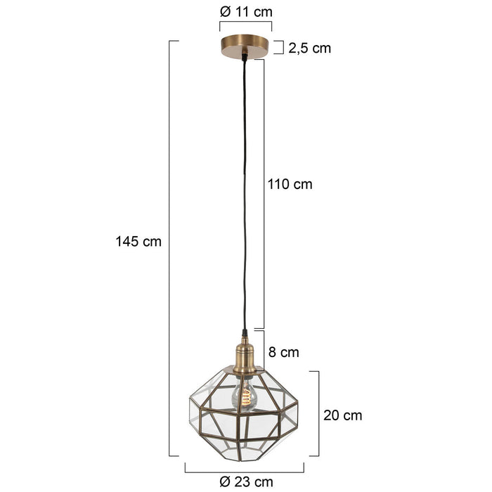 Steinhauer - Hanglamp klassiek - - H:145cm - Voor binnen
