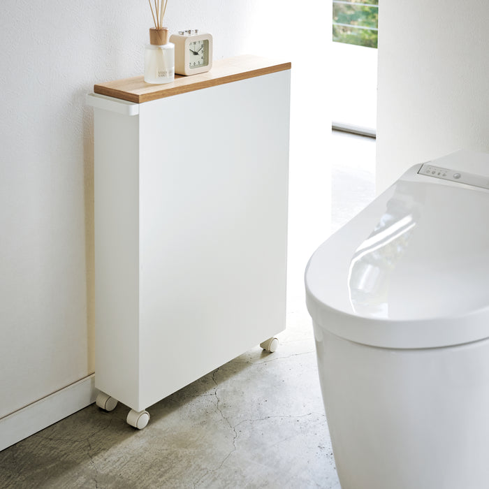 Yamazaki Tower Opbergtrolley - Wit