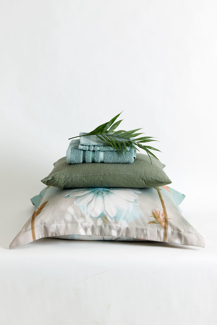 Vandyck Dekbedovertrek PURITY 79 Olive 240x220 cm (linnen | katoen)