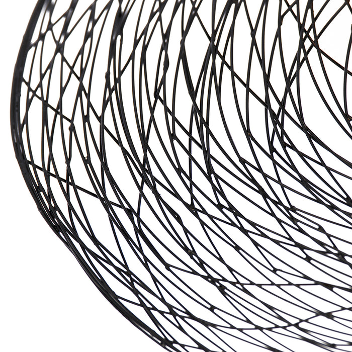 QAZQA Oosterse plafondlamp zwart 60 cm - Glan