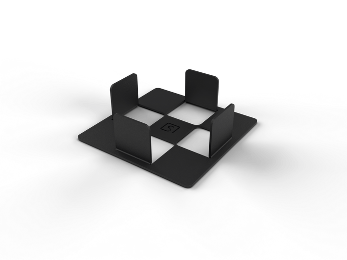 Steellish Oni Onderzetters voor Glazen Zwart