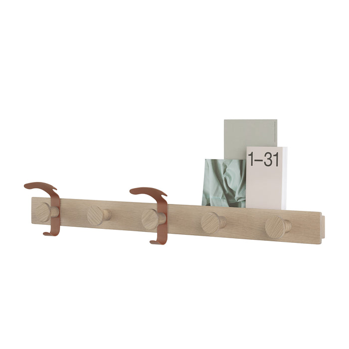 Muuto Avail Wandkapstok - Oak/Copperbrown
