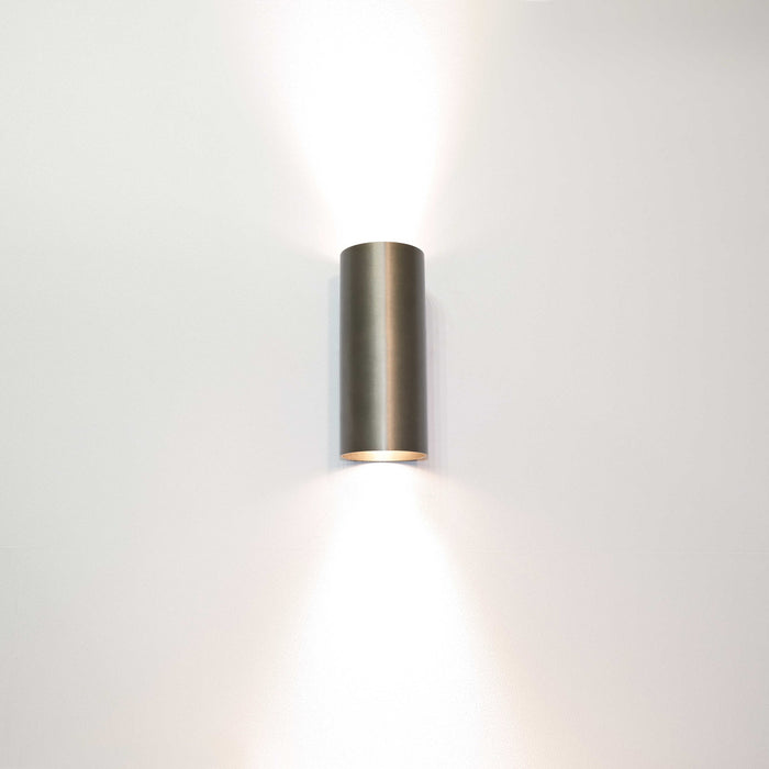 Artdelight Wandlamp Roulo 2 Licht Brons GU10 Up & Downlight