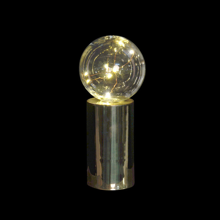 CASA DI ELTURO LED Tafellamp metallic Gold - Werkt op batterijen