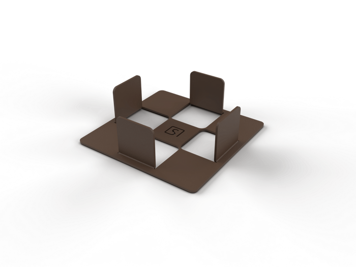 Steellish Oni Onderzetters voor Glazen Bruin