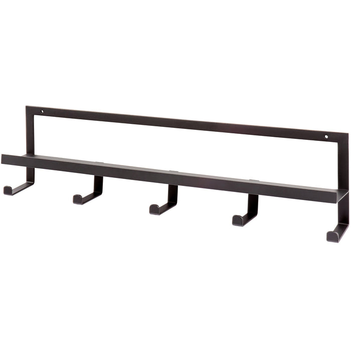 WOOOD Quinn Kapstok 5 Haken - Metaal - Zwart - Set van 2