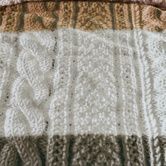 Ariadne at Home Snug Dekbedovertrek 240 x 220 cm - Bruin