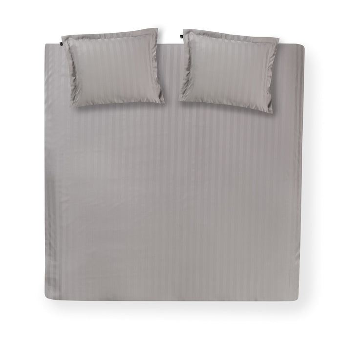 Damai Dekbedovertrek Katoen Satijn Streep Linea - glacier