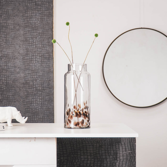 HV Vaas met zwarte stipjes- 12,5x30cm