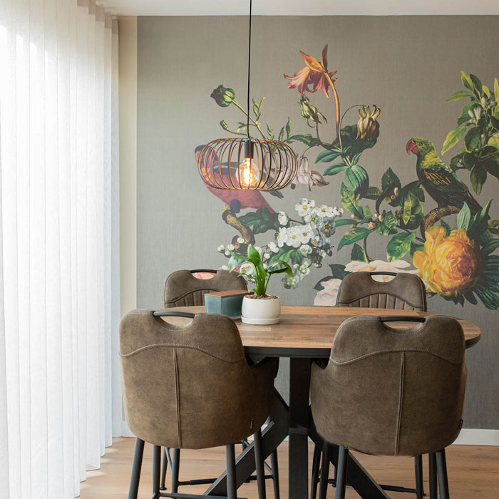 QAZQA Design hanglamp zwart draad 39cm - Johanna