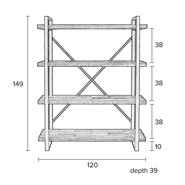MOOS Teddy Stellingkast