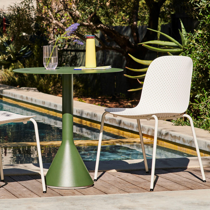 HAY Palissade Cone Tafel Ø 90 cm - Olijfgroen