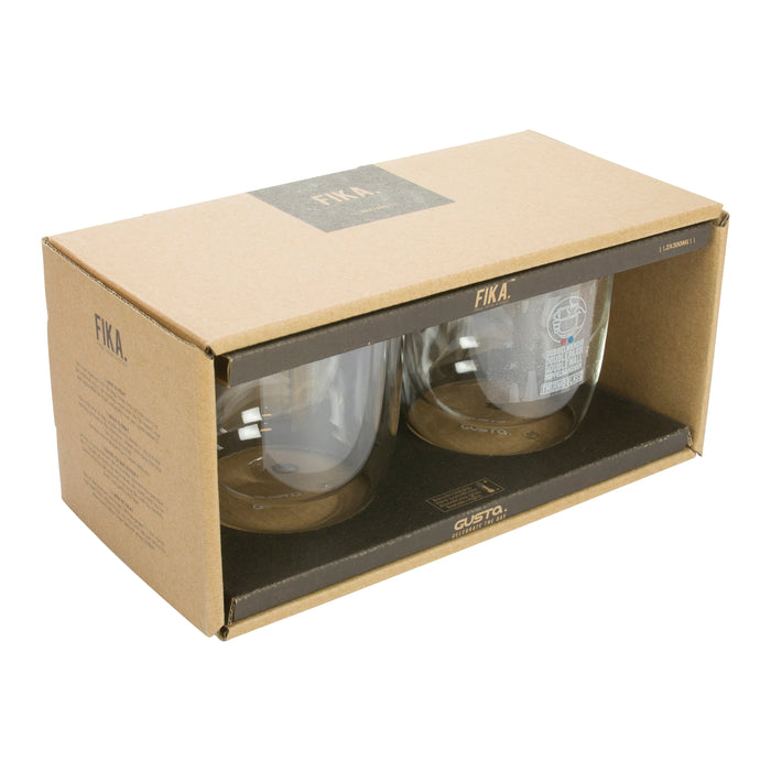 Gusta FIKA Dubbelwandig glas 0,250 L - 2 st.