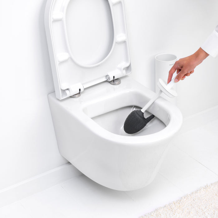 Brabantia MindSet Toiletborstel met Houder - Mineral Fresh White