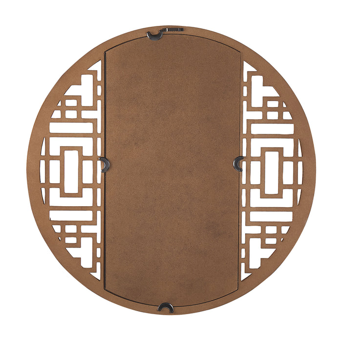 Beliani - FIRMINY - Wandspiegel - Lichte houtkleur - Dennenhout