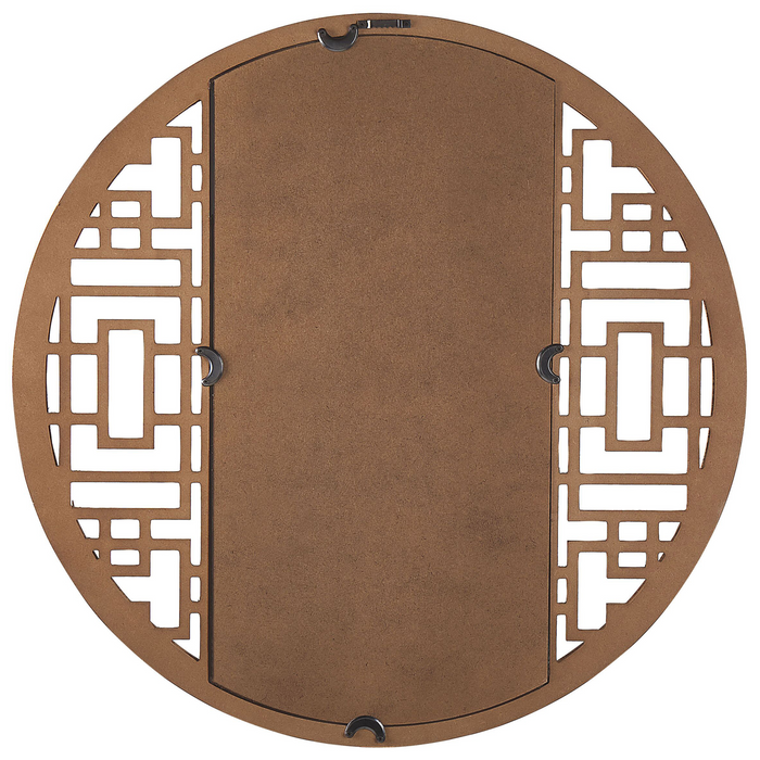 Beliani - FIRMINY - Wandspiegel - Lichte houtkleur - Dennenhout