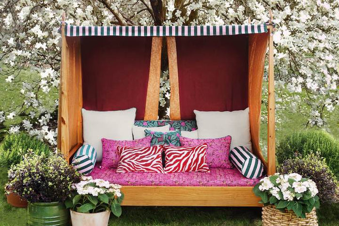 Palais x Romy Boomsma Kussen Amina Bordeaux (60x40)