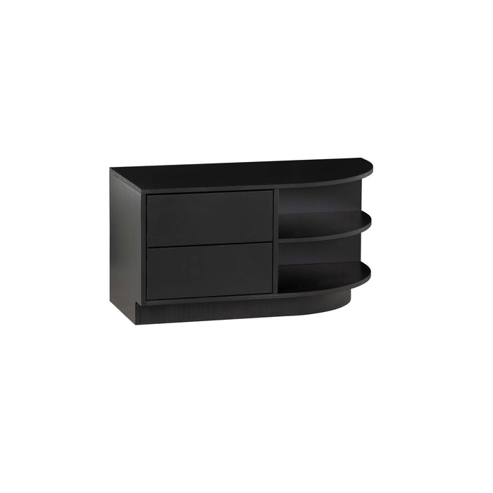 WOOOD Finca Tv-meubel Rond Rechts - Grenenhout