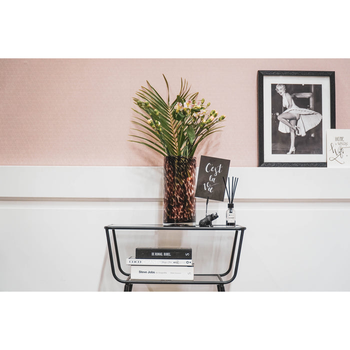 HV Panter Vaas Helder| Bruin 12x25cm