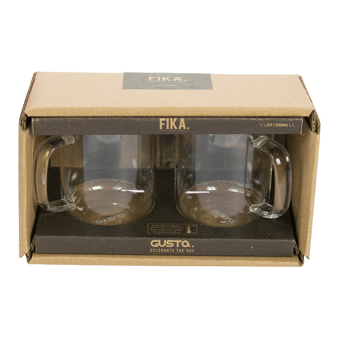 Gusta FIKA Glas 0,1 L - 2 st.