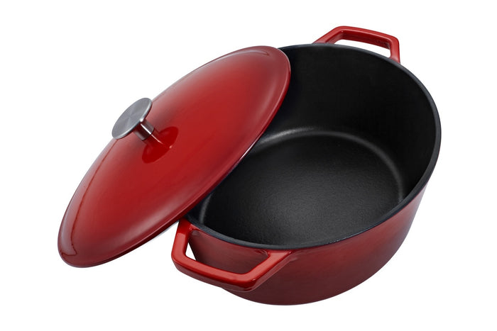 Buccan - Hamersley - Gietijzeren braadpan 29cm - Rood