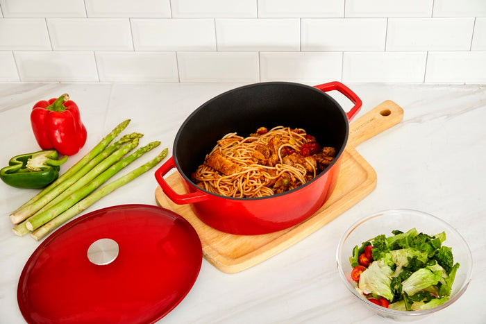 Buccan - Hamersley - Gietijzeren braadpan 29cm - Rood