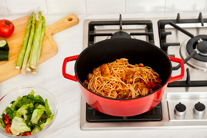 Buccan - Hamersley - Gietijzeren braadpan 29cm - Rood