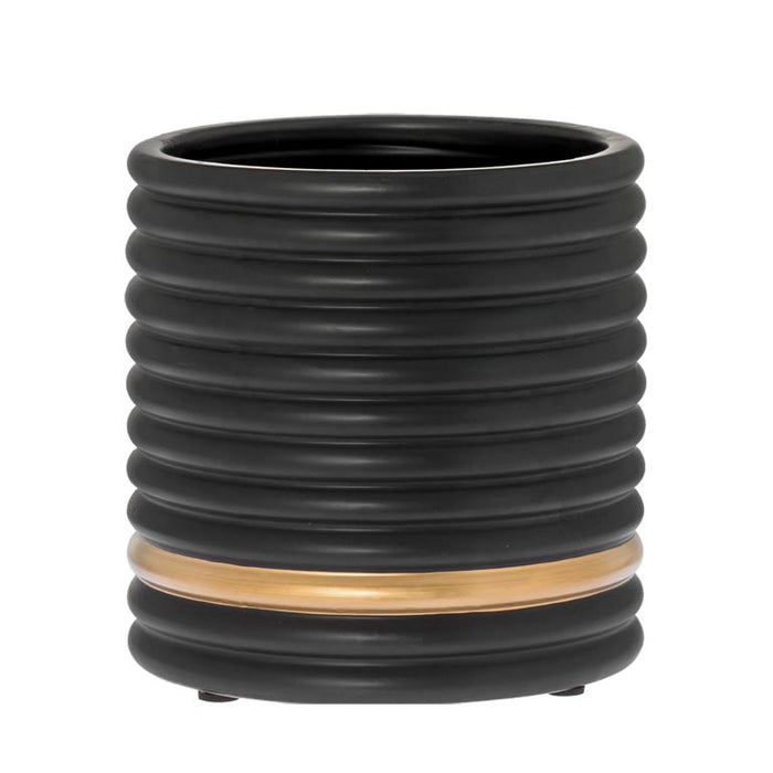 RIVERDALE - Bloempot Suus - H20cm - mat zwart