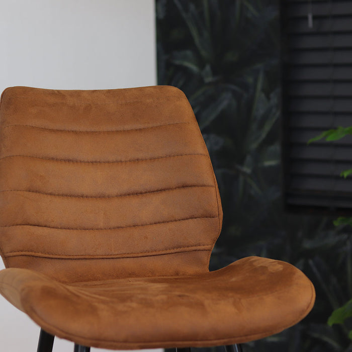 Bronx71 Industriële barkruk Morris cognac 71 cm