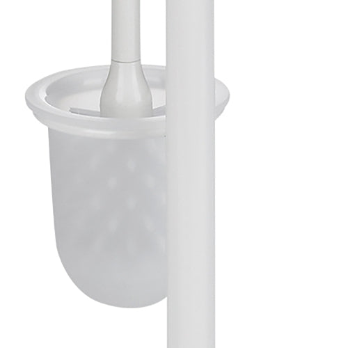 Kela - Ken Toiletrol en wc-borstel Houder - Wit - Kela