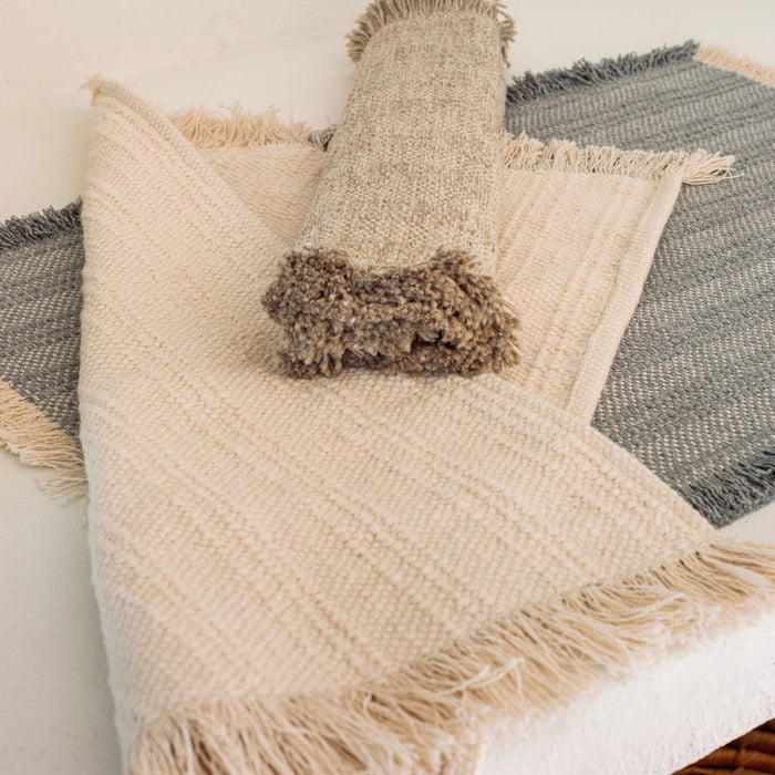 Kave Home Aicha Placemat - Beige/Blauw