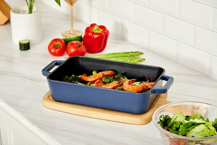 Buccan - Hamersley - Gietijzeren ovenschaal - Blauw