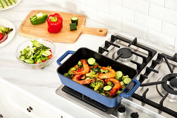 Buccan - Hamersley - Gietijzeren ovenschaal - Blauw