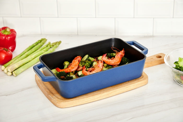 Buccan - Hamersley - Gietijzeren ovenschaal - Blauw