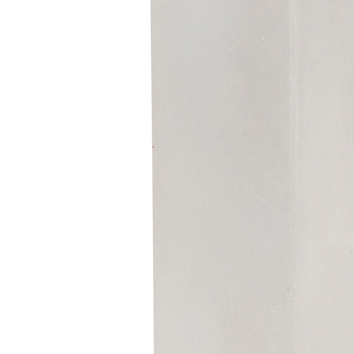 QAZQA Industriële wandlamp grijs beton rechthoek - Meaux