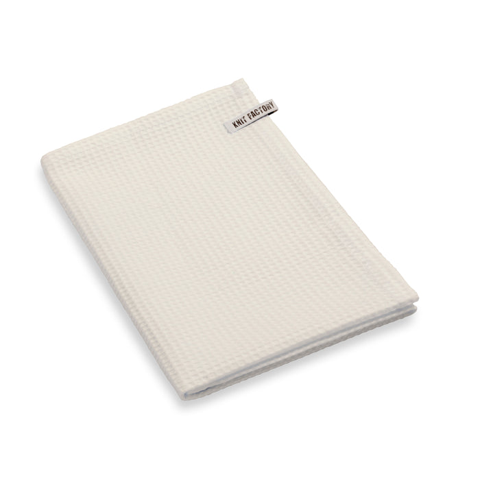 Knit Factory Theedoek Clint - Ecru - 65x65 cm - 100% Katoen